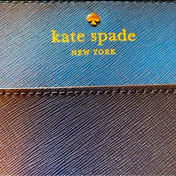 Authentic Kate Spade Navy & Blue Wristlet, NWOT - Picture 3 of 5